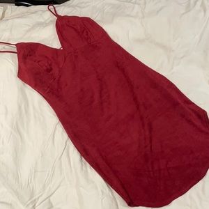 Basic “Suede” Fitted dress